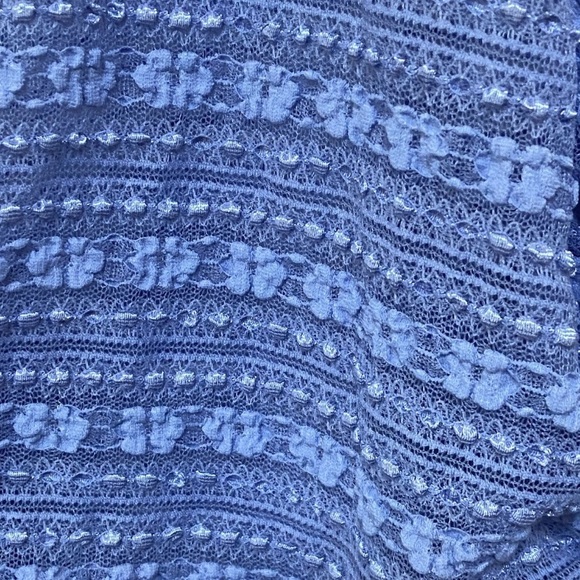 Anthropologie NWT Sheer Top Women’s L Floral Ruched Sleeves & Waist Feminine - Picture 9 of 14